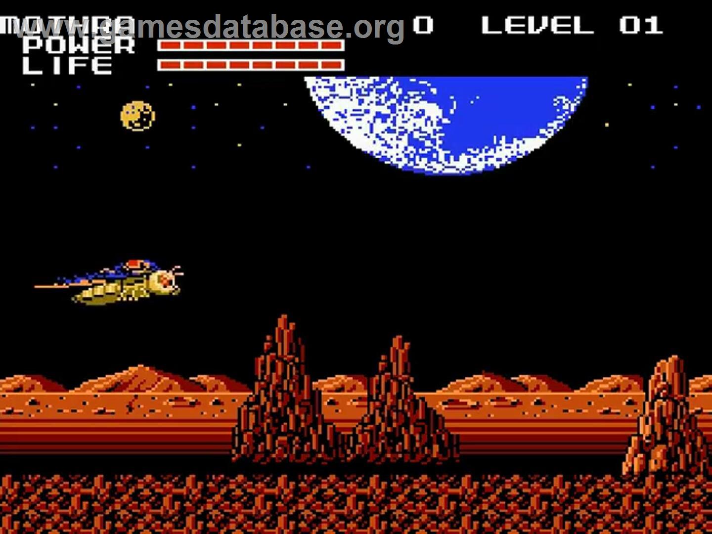 Godzilla - Monster Of Monsters - Nintendo NES - Artwork - In Game