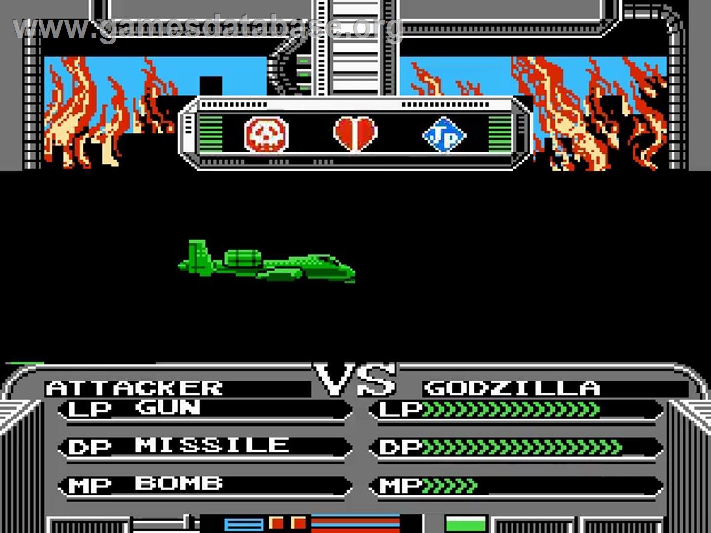 Godzilla 2 - War Of The Monsters - Nintendo NES - Artwork - In Game