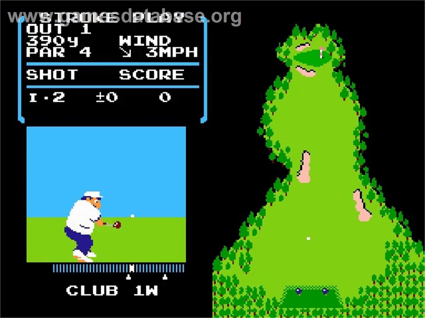 Golf - Nintendo NES - Artwork - In Game