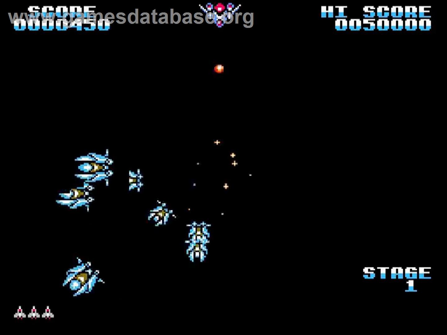 Gyruss - Nintendo NES - Artwork - In Game