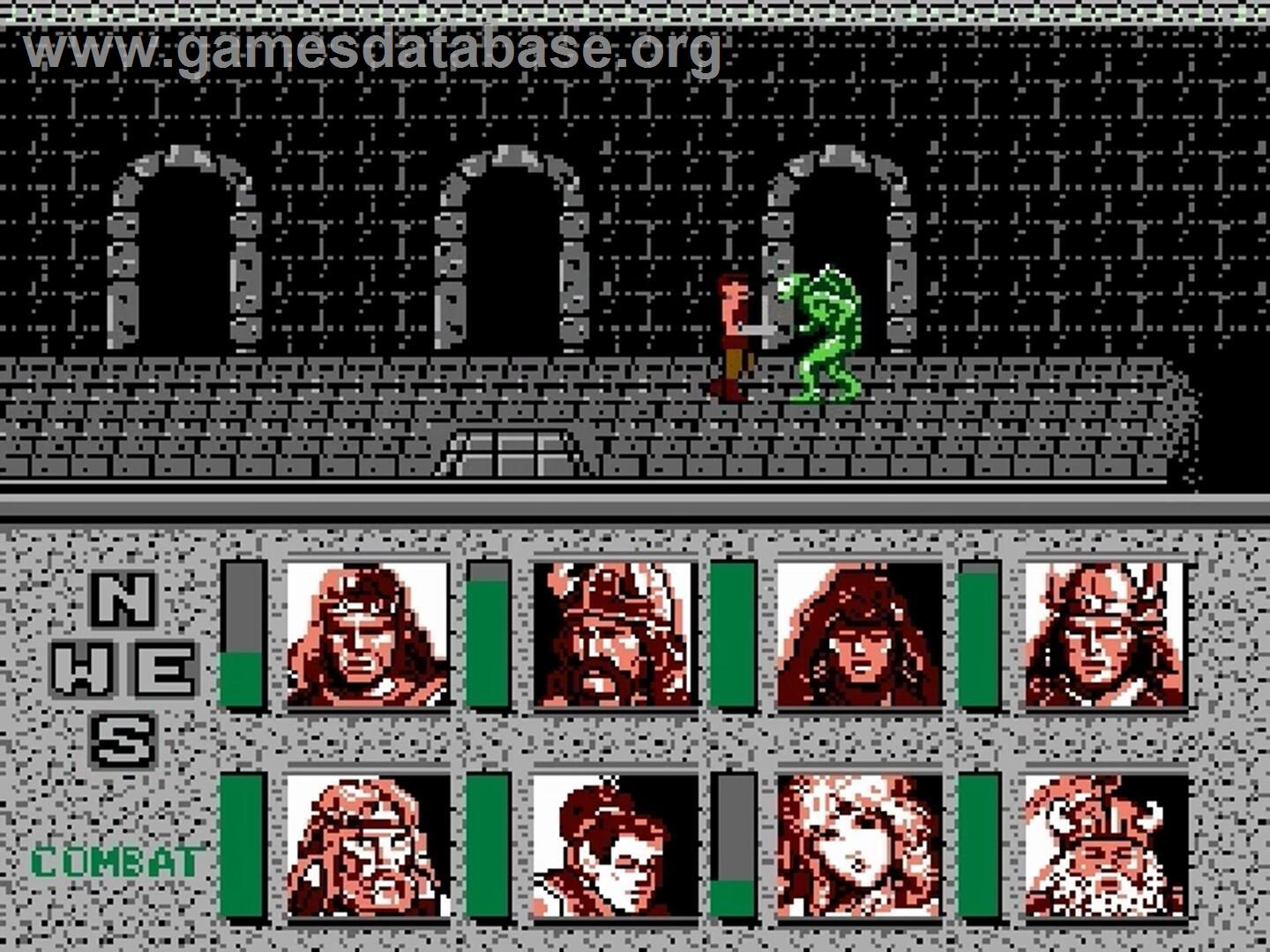 Heroes Of The Lance - Nintendo NES - Artwork - In Game