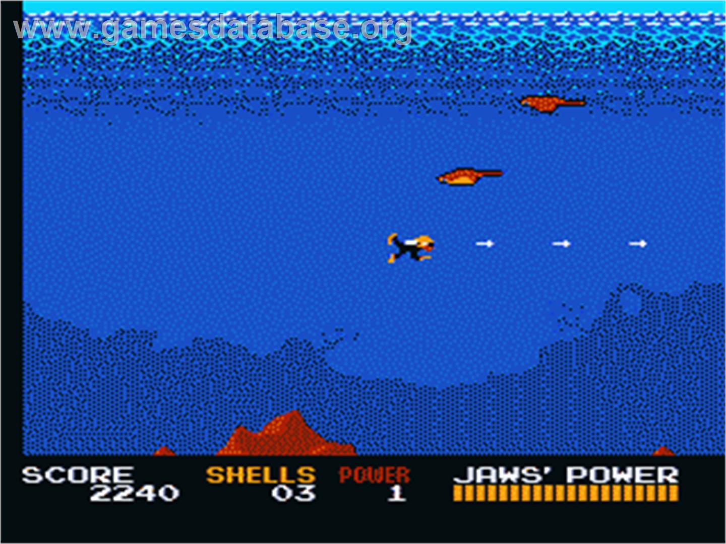 Jaws - Nintendo NES - Artwork - In Game