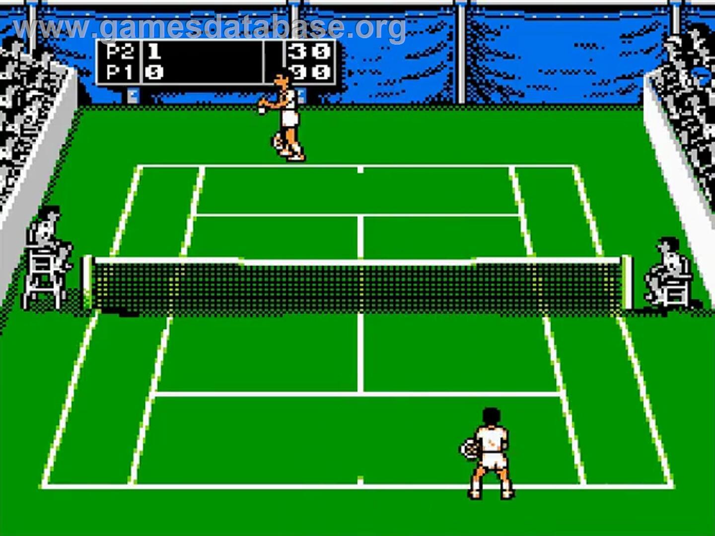Jimmy Connor's Tennis - Nintendo NES - Artwork - In Game