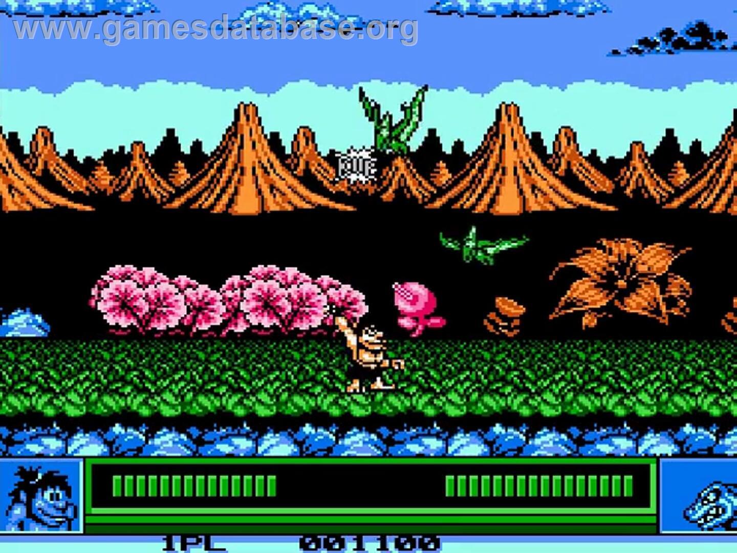 Joe and Mac - Caveman Ninja - Nintendo NES - Artwork - In Game