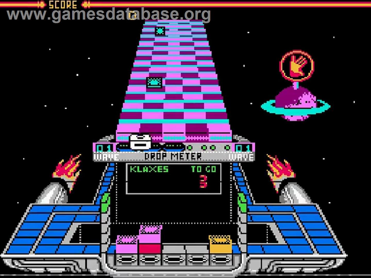 Klax - Nintendo NES - Artwork - In Game