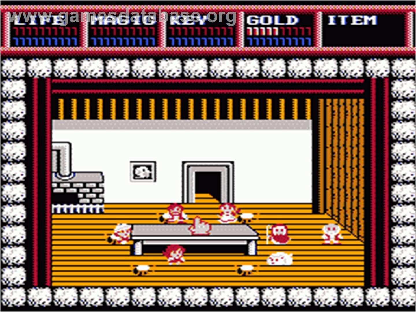 Legacy of the Wizard - Nintendo NES - Artwork - In Game