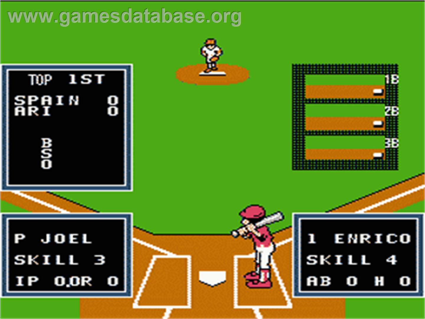 Little League Baseball Championship Series - Nintendo NES - Artwork - In Game