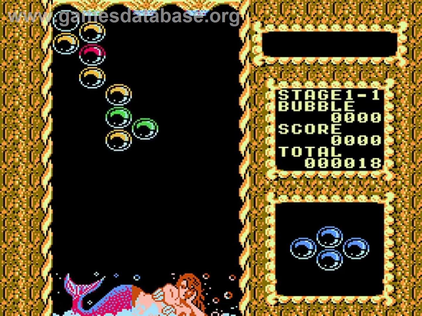 Mermaids Of Atlantis - The Riddle Of The Magic Bubble - Nintendo NES - Artwork - In Game
