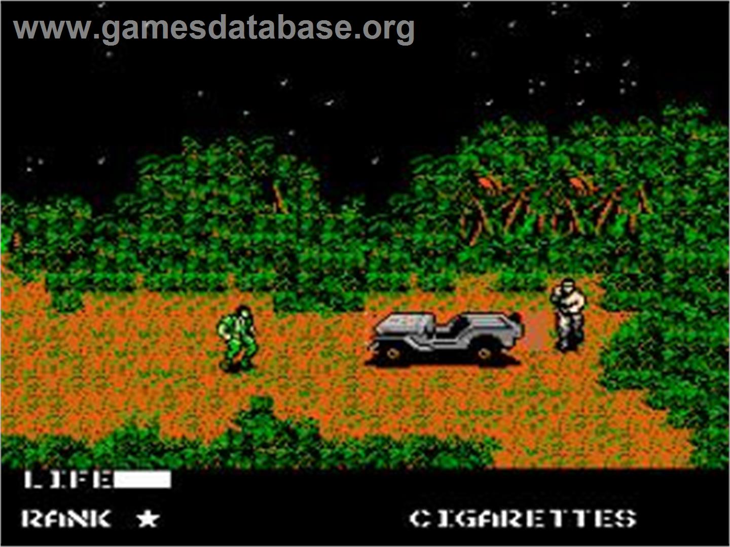 Metal Gear - Nintendo NES - Artwork - In Game