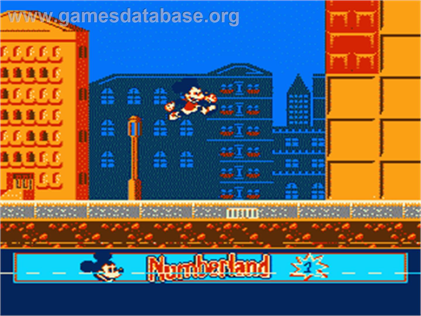 Mickey's Adventures in Numberland - Nintendo NES - Artwork - In Game
