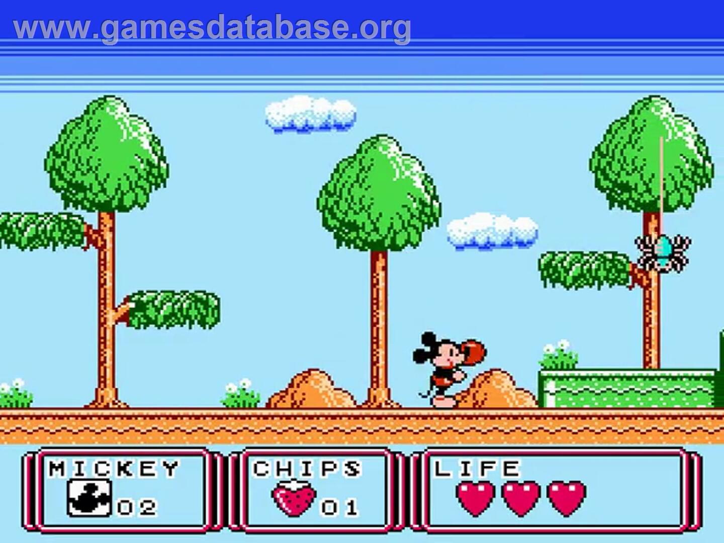 Mickey Mouse 3 - Yume Fuusen - Nintendo NES - Artwork - In Game