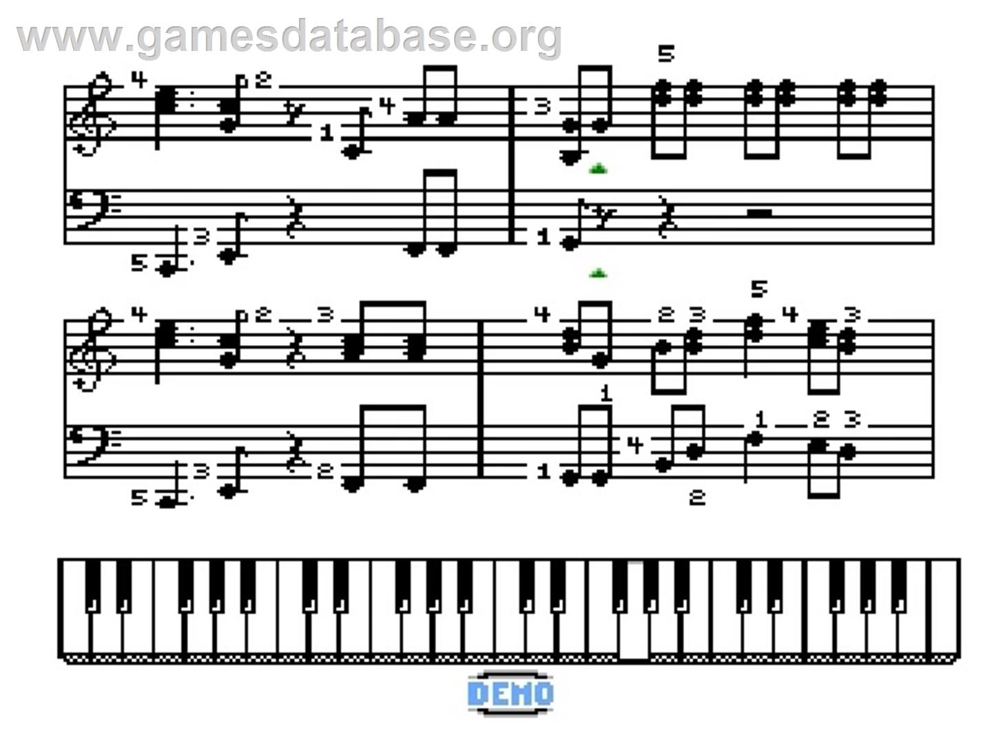 Miracle Piano Teaching System - Nintendo NES - Artwork - In Game
