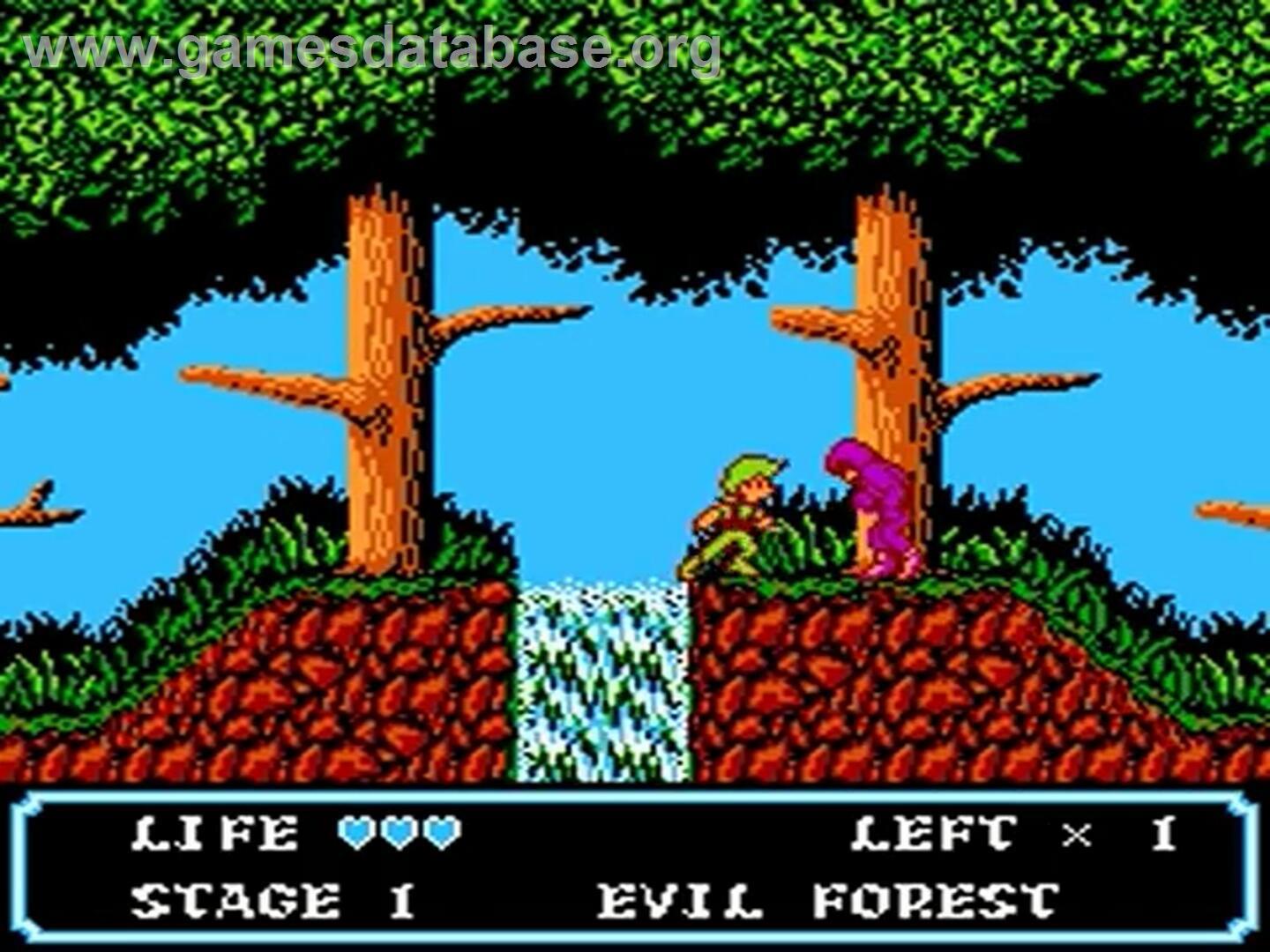 Moon Crystal - Nintendo NES - Artwork - In Game