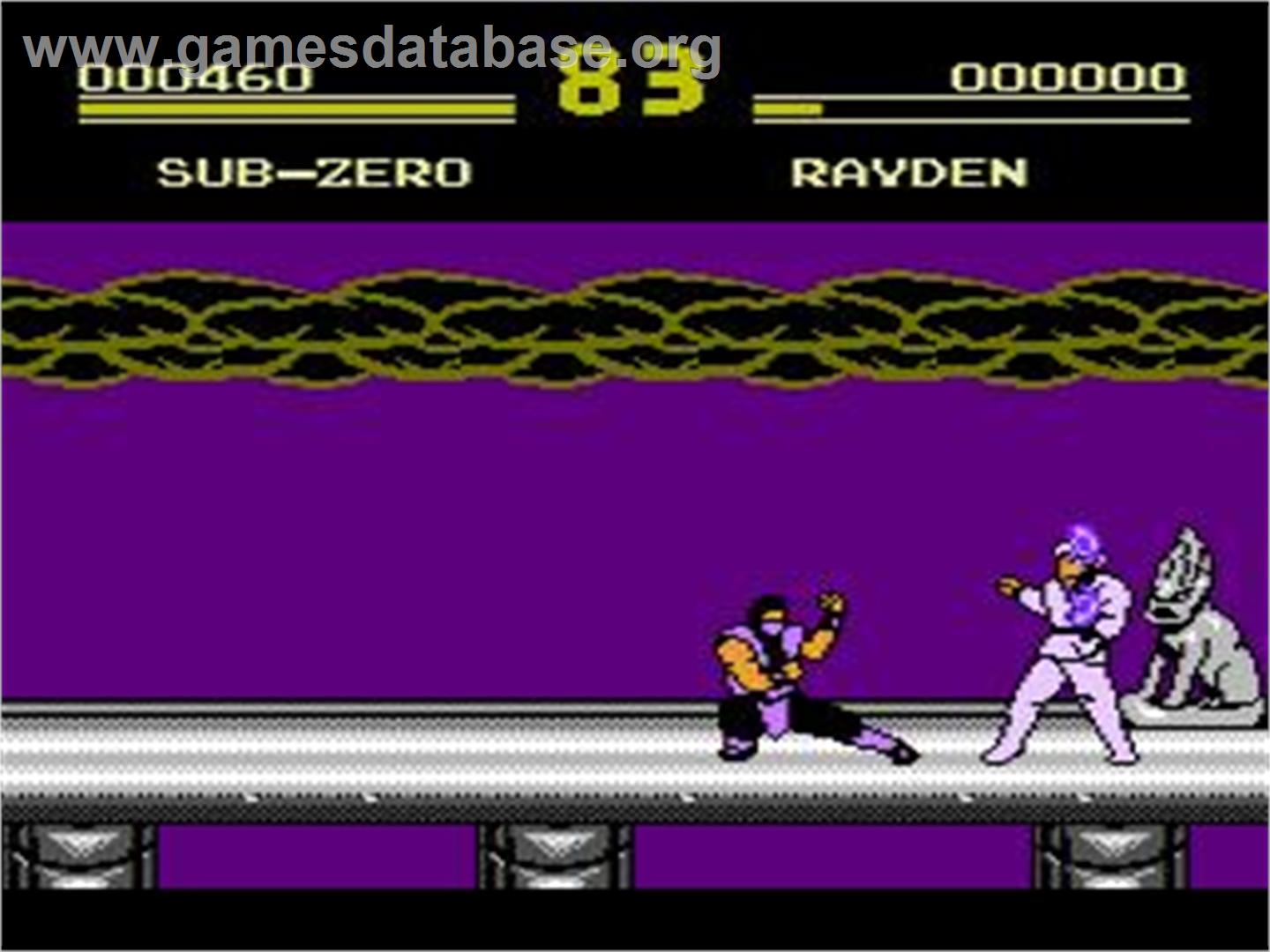 Mortal Kombat 2 - Nintendo NES - Artwork - In Game