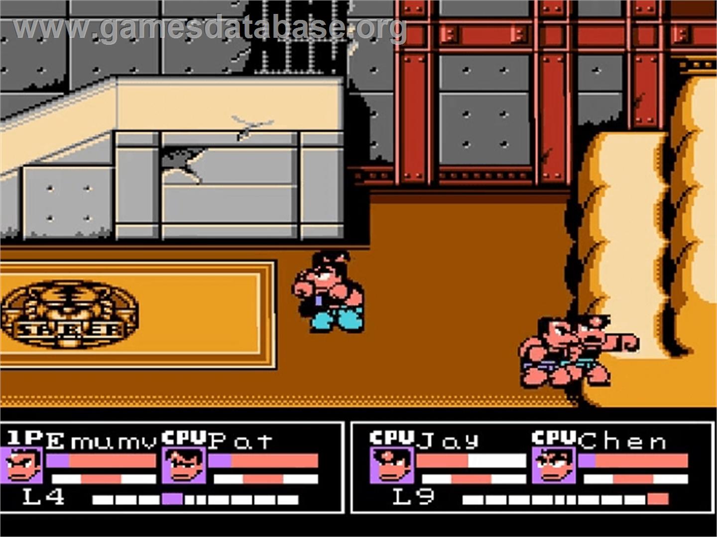 Nekketsu Kakuto Densetsu - Nintendo NES - Artwork - In Game