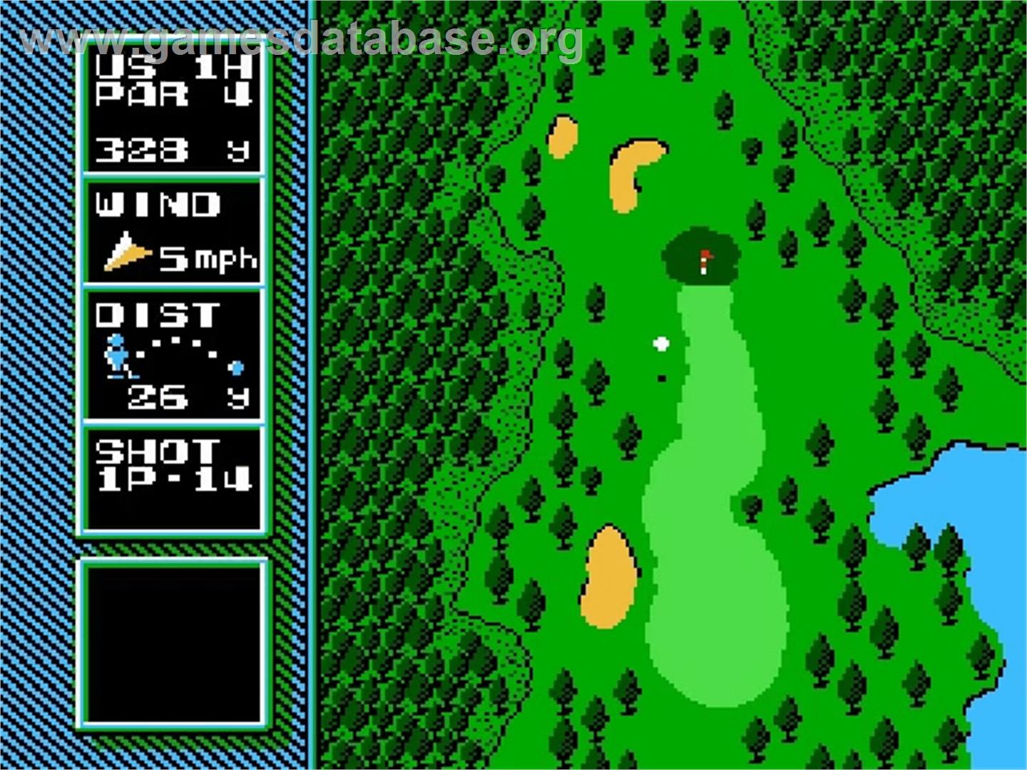 Open Tournament Golf - Nintendo NES - Artwork - In Game