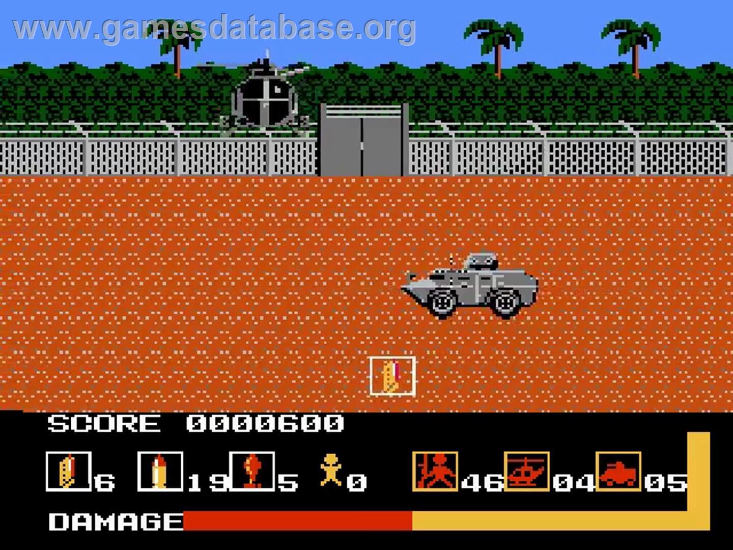 Operation Wolf - Nintendo NES - Artwork - In Game