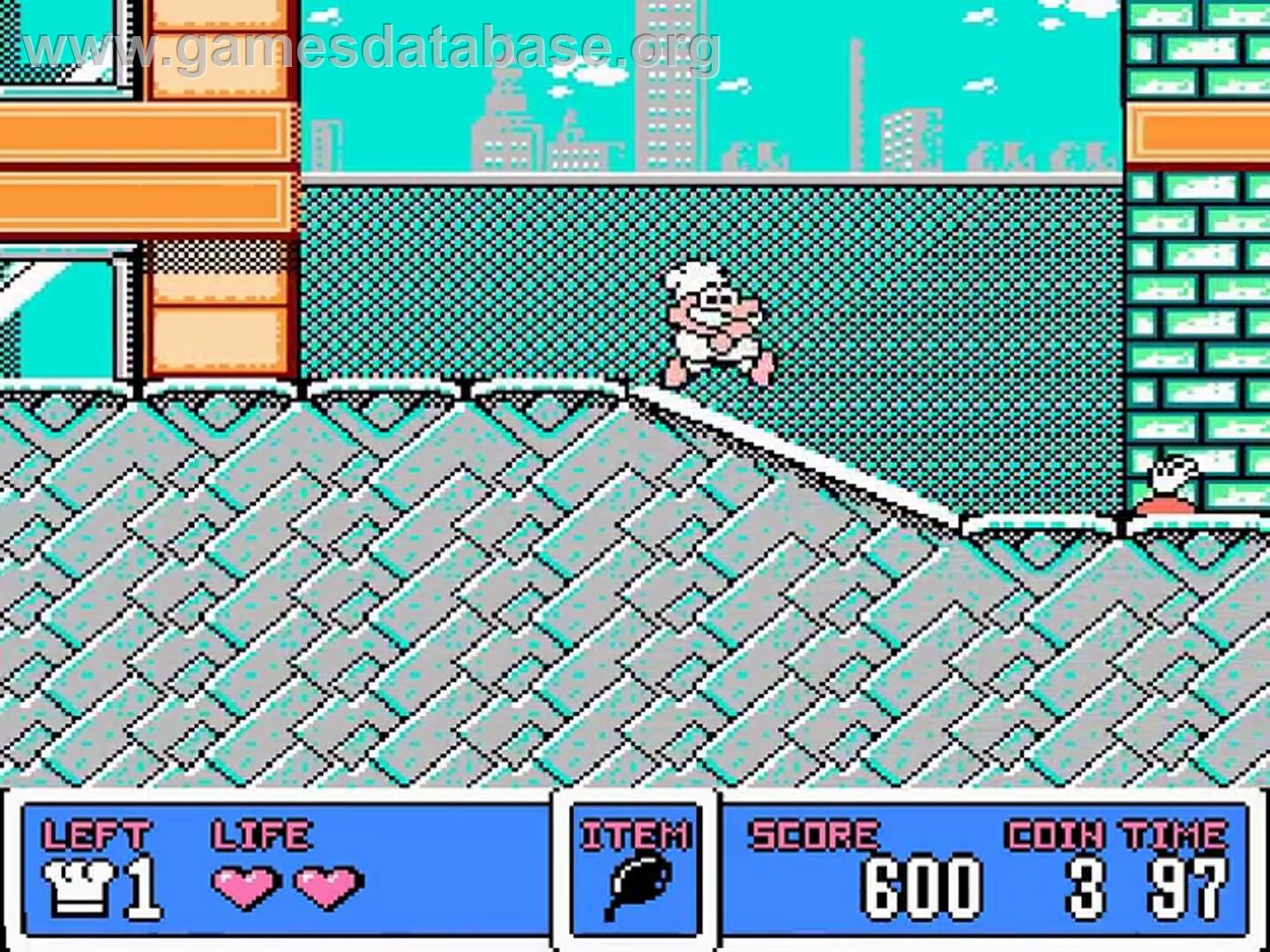 Panic Restaurant - Nintendo NES - Artwork - In Game