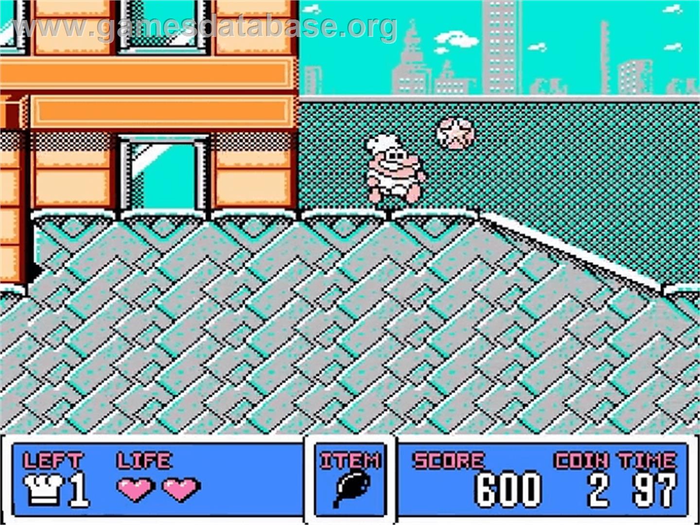 Panic Restaurant - Nintendo NES - Artwork - In Game