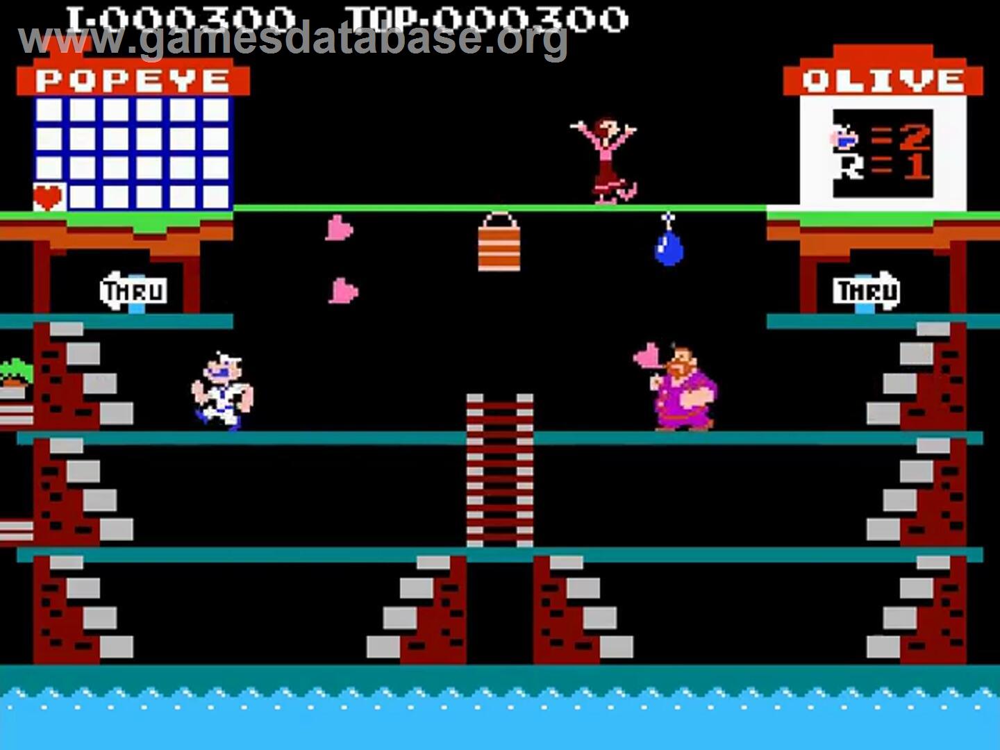 Popeye - Nintendo NES - Artwork - In Game
