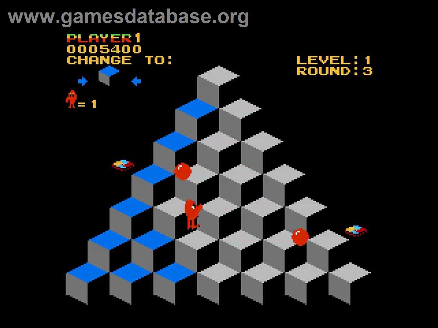 Q-bert - Nintendo NES - Artwork - In Game
