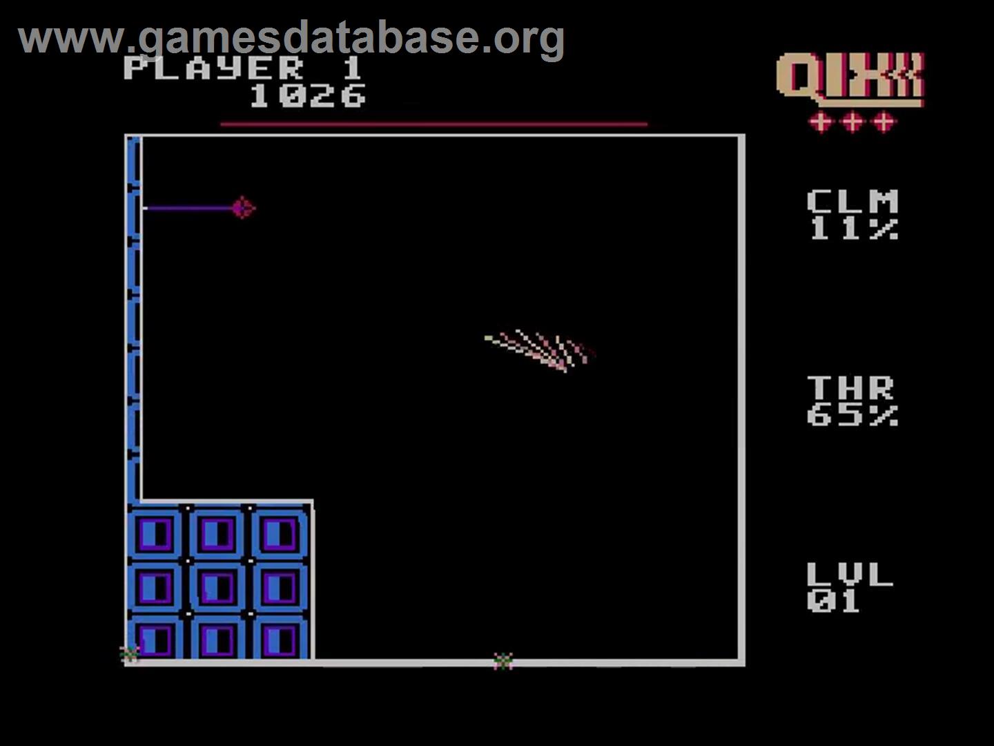 Qix - Nintendo NES - Artwork - In Game