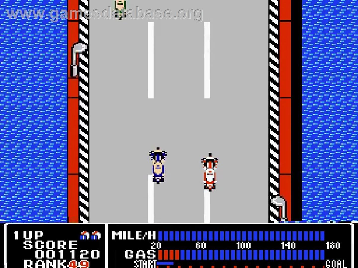 Rally Bike - Nintendo NES - Artwork - In Game