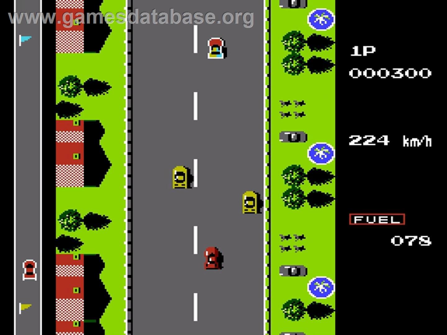Road Fighter - Nintendo NES - Artwork - In Game