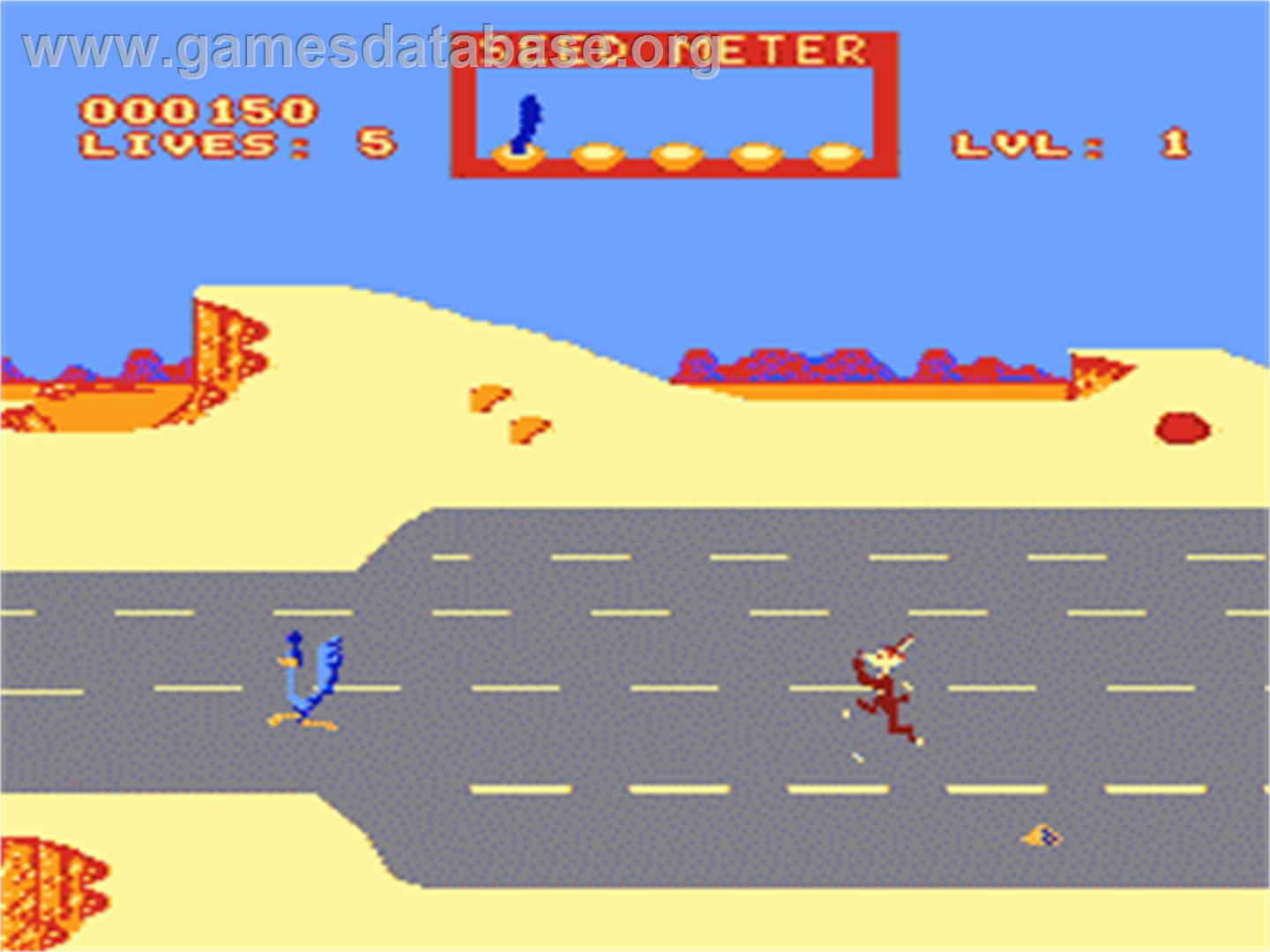 Road Runner - Nintendo NES - Artwork - In Game