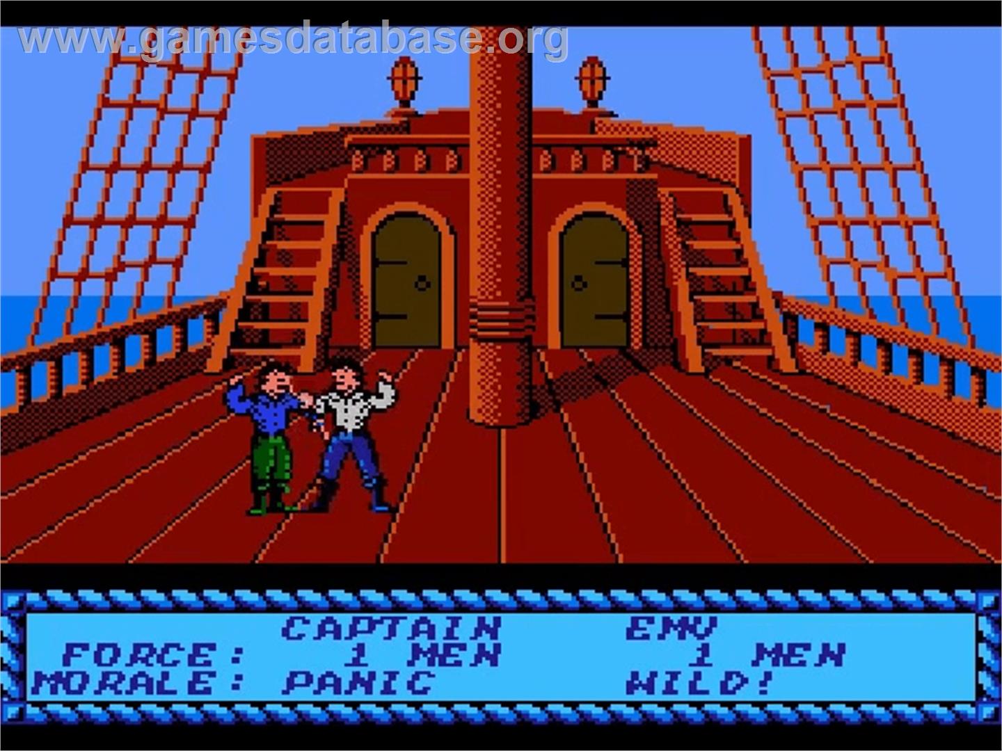 Sid Meier's Pirates - Nintendo NES - Artwork - In Game