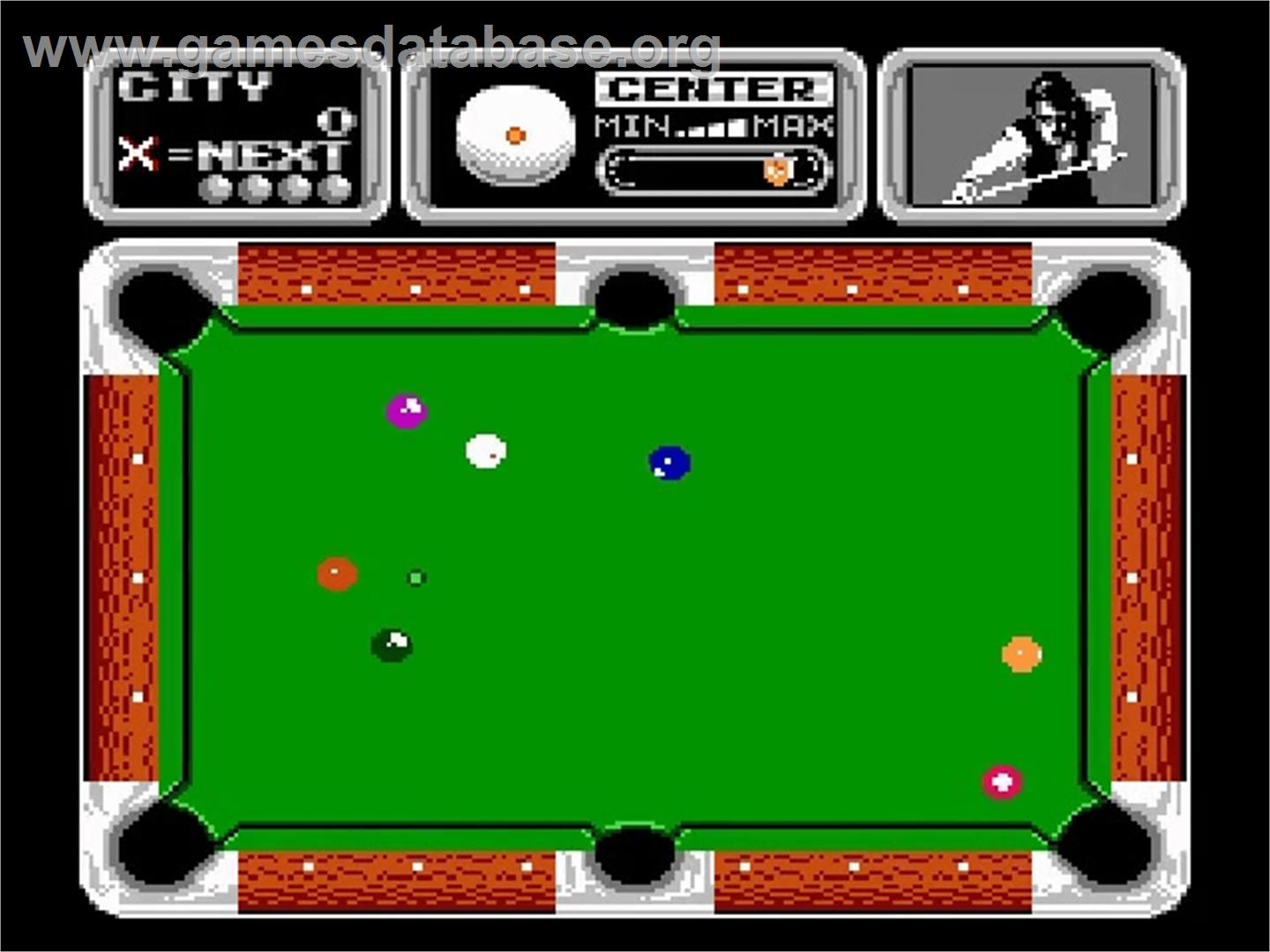 Side Pocket - Nintendo NES - Artwork - In Game