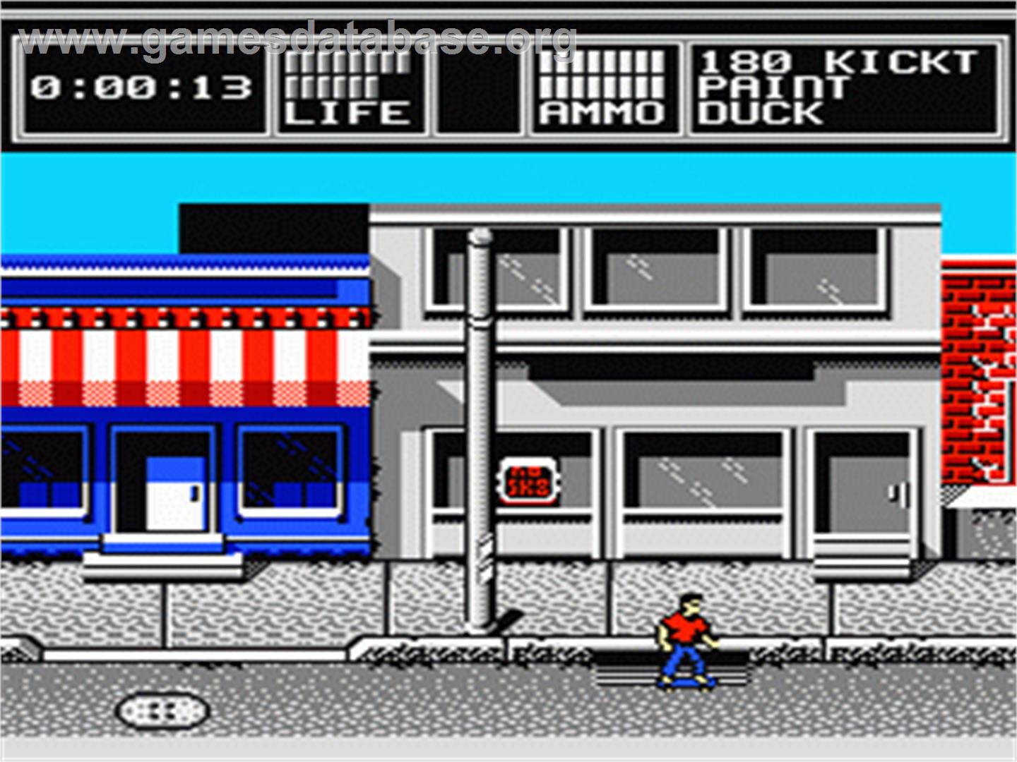 Skate or Die 2: The Search for Double Trouble - Nintendo NES - Artwork - In Game