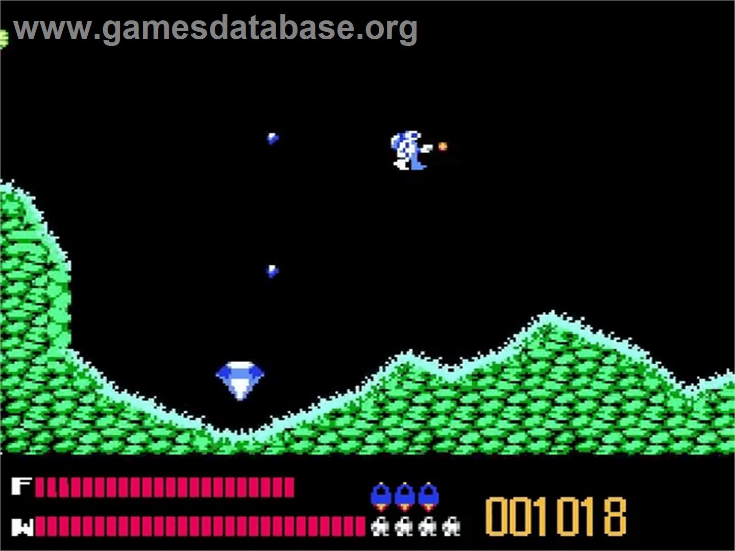 Solar Jetman: Hunt for the Golden Warpship - Nintendo NES - Artwork - In Game