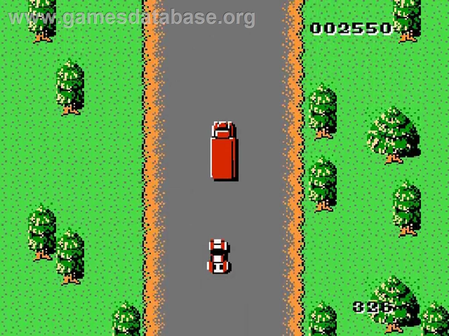 Spy Hunter - Nintendo NES - Artwork - In Game
