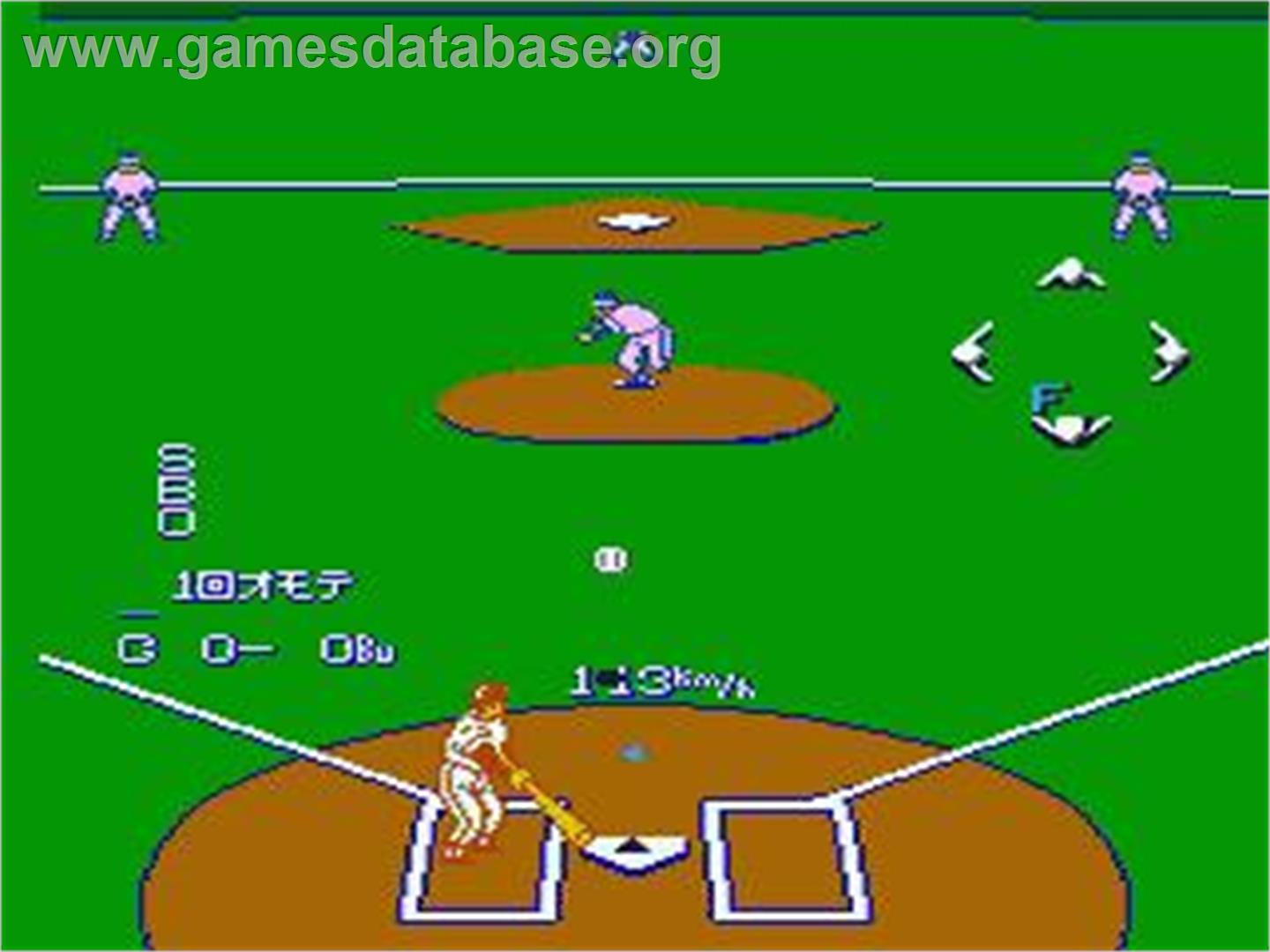 Super Real Baseball '88 - Nintendo NES - Artwork - In Game