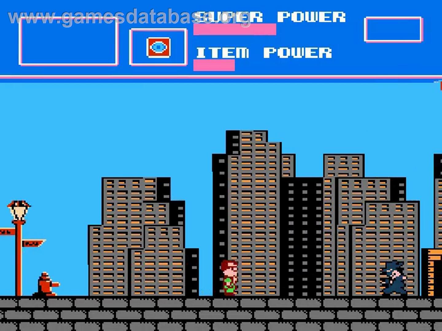 Superman - Nintendo NES - Artwork - In Game