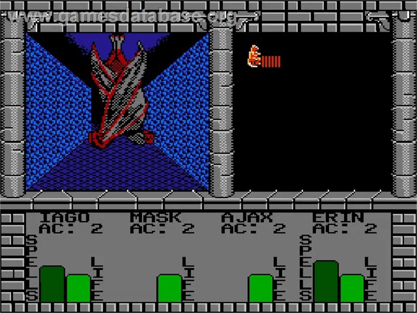 Swords and Serpents - Nintendo NES - Artwork - In Game