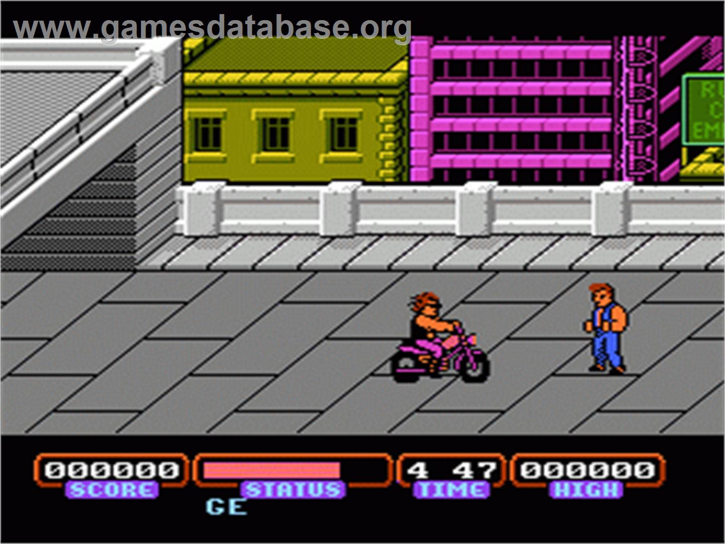 Target Renegade - Nintendo NES - Artwork - In Game