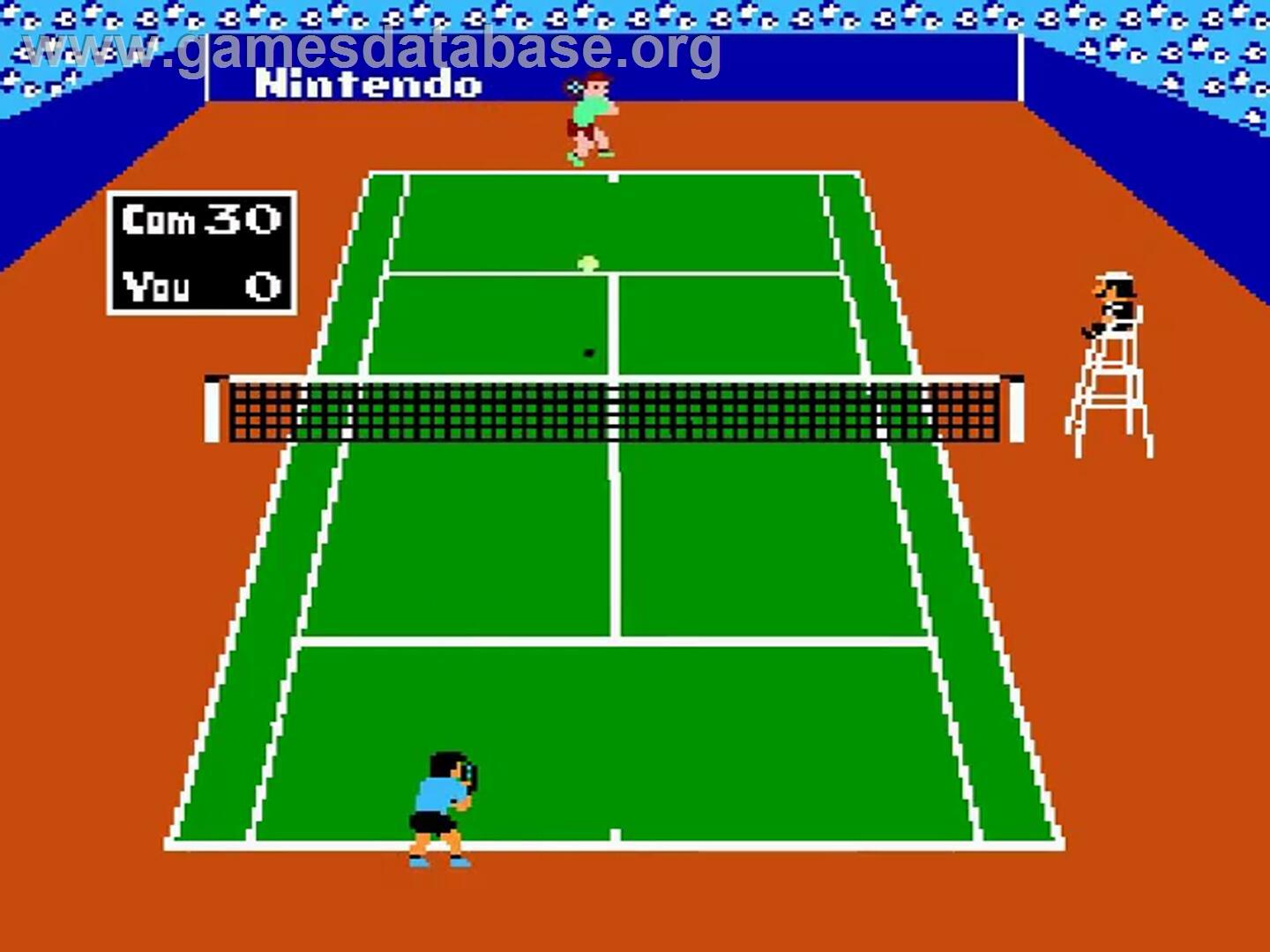 Tennis - Nintendo NES - Artwork - In Game