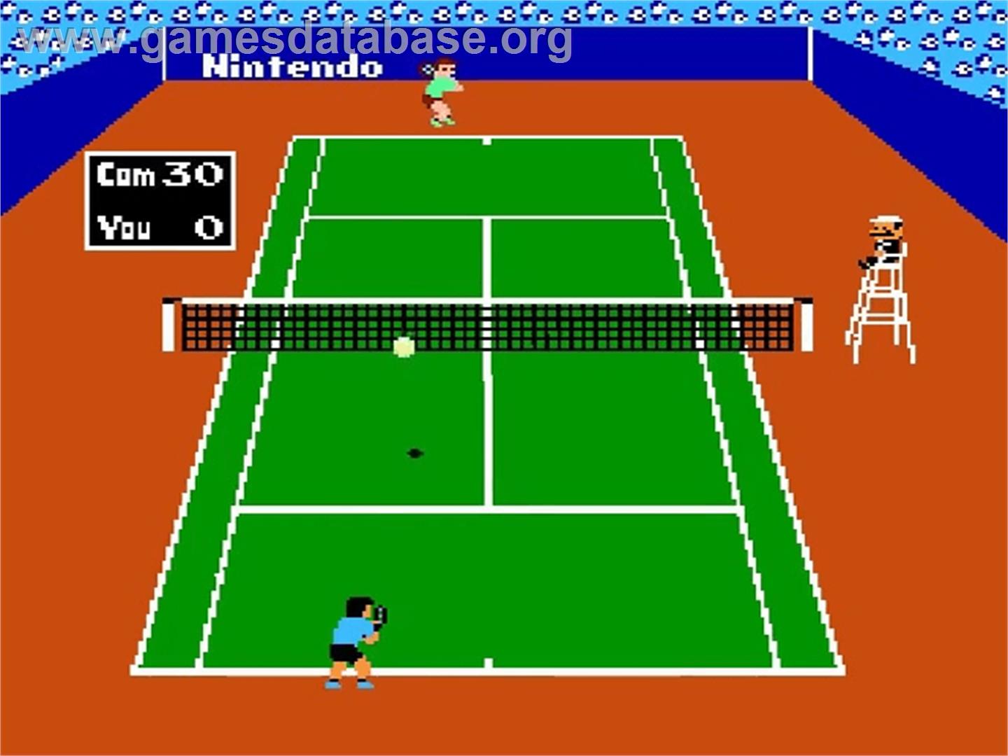 Tennis - Nintendo NES - Artwork - In Game