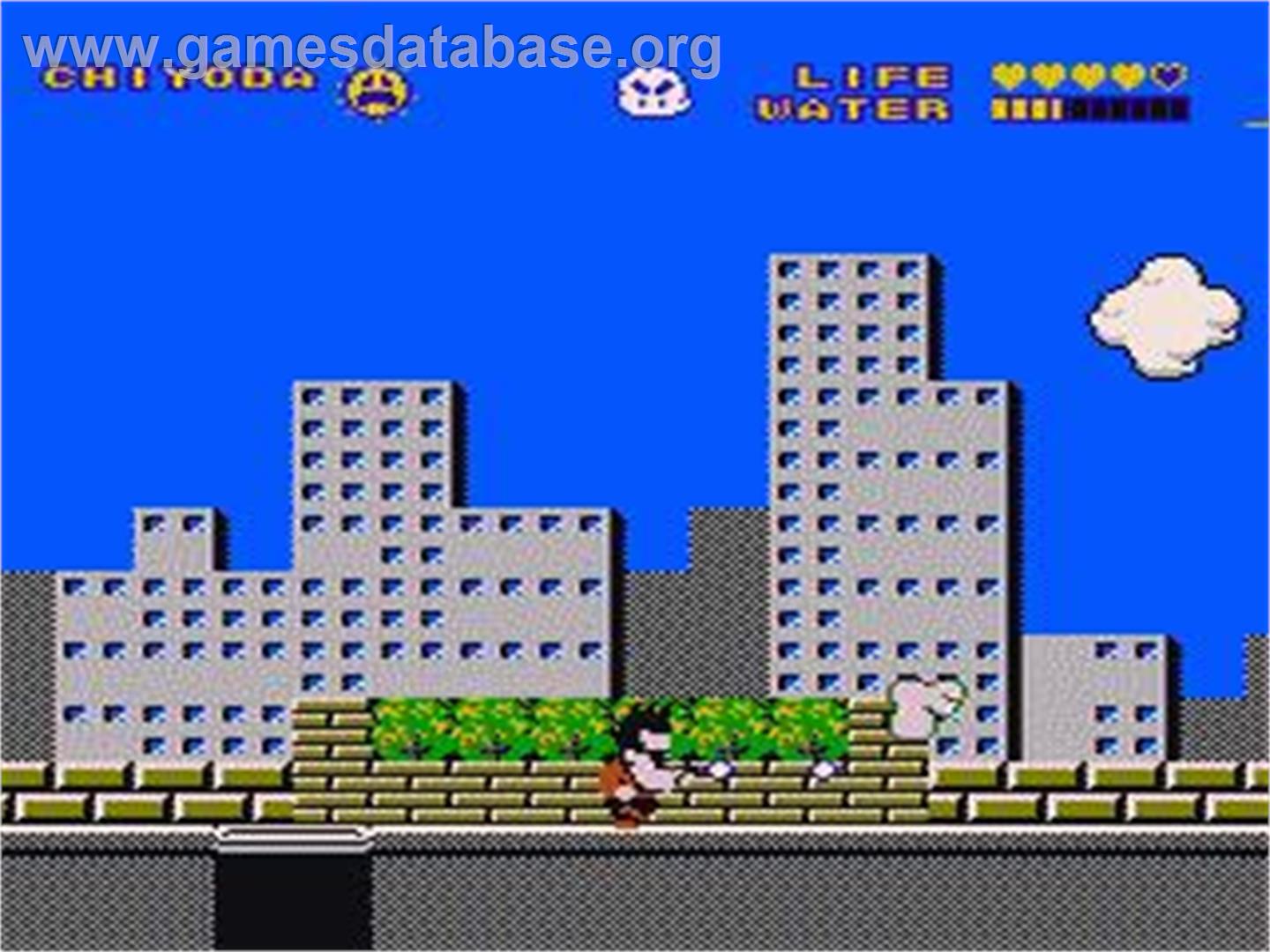 Tokoro-san No Mamoru Mo Semeru Mo - Nintendo NES - Artwork - In Game