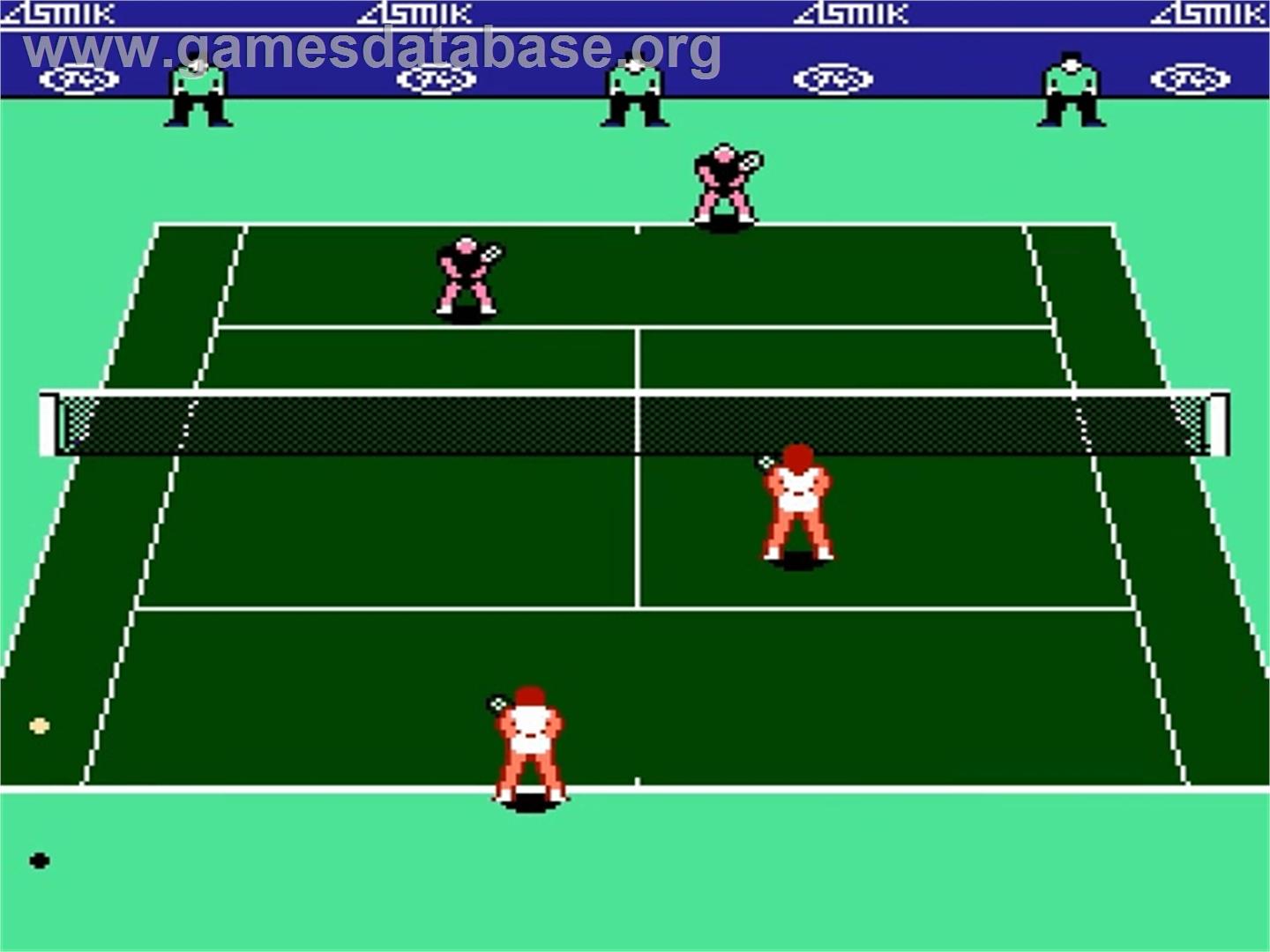 Top Players' Tennis - Nintendo NES - Artwork - In Game
