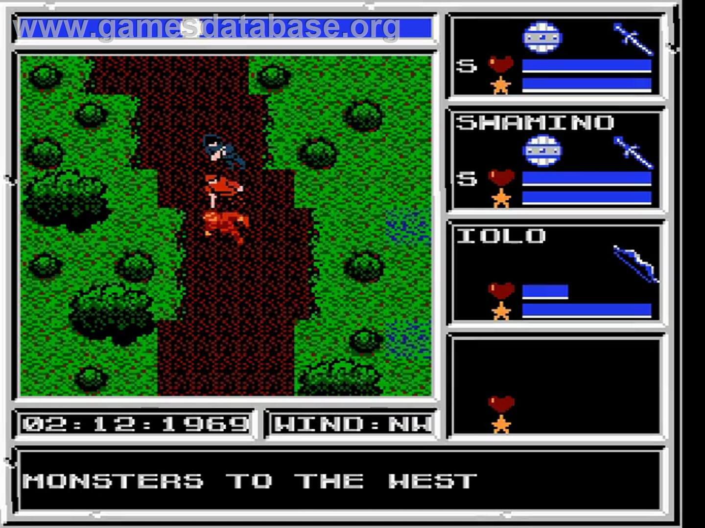 Ultima - Warriors Of Destiny - Nintendo NES - Artwork - In Game