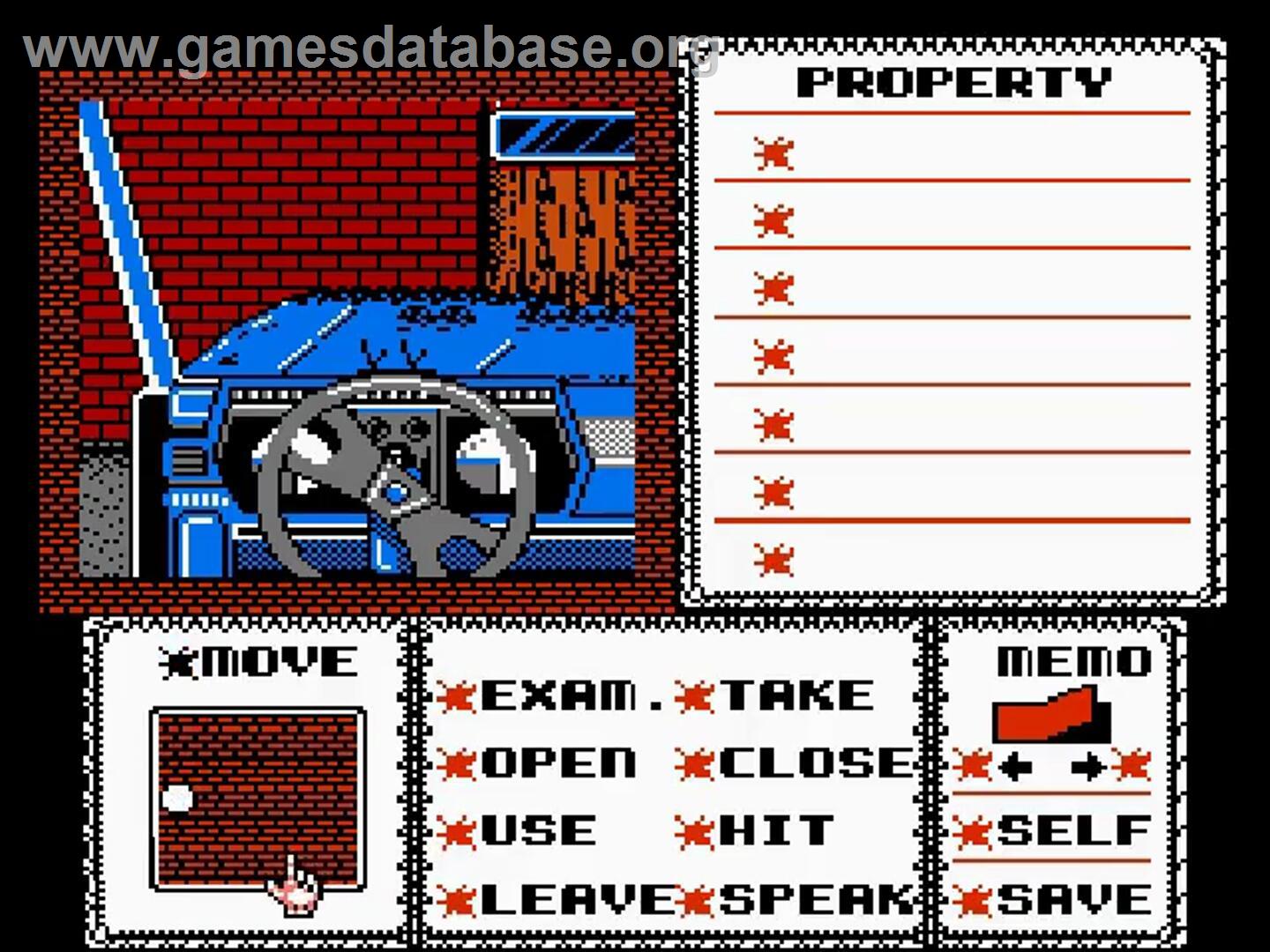 Uninvited - Nintendo NES - Artwork - In Game