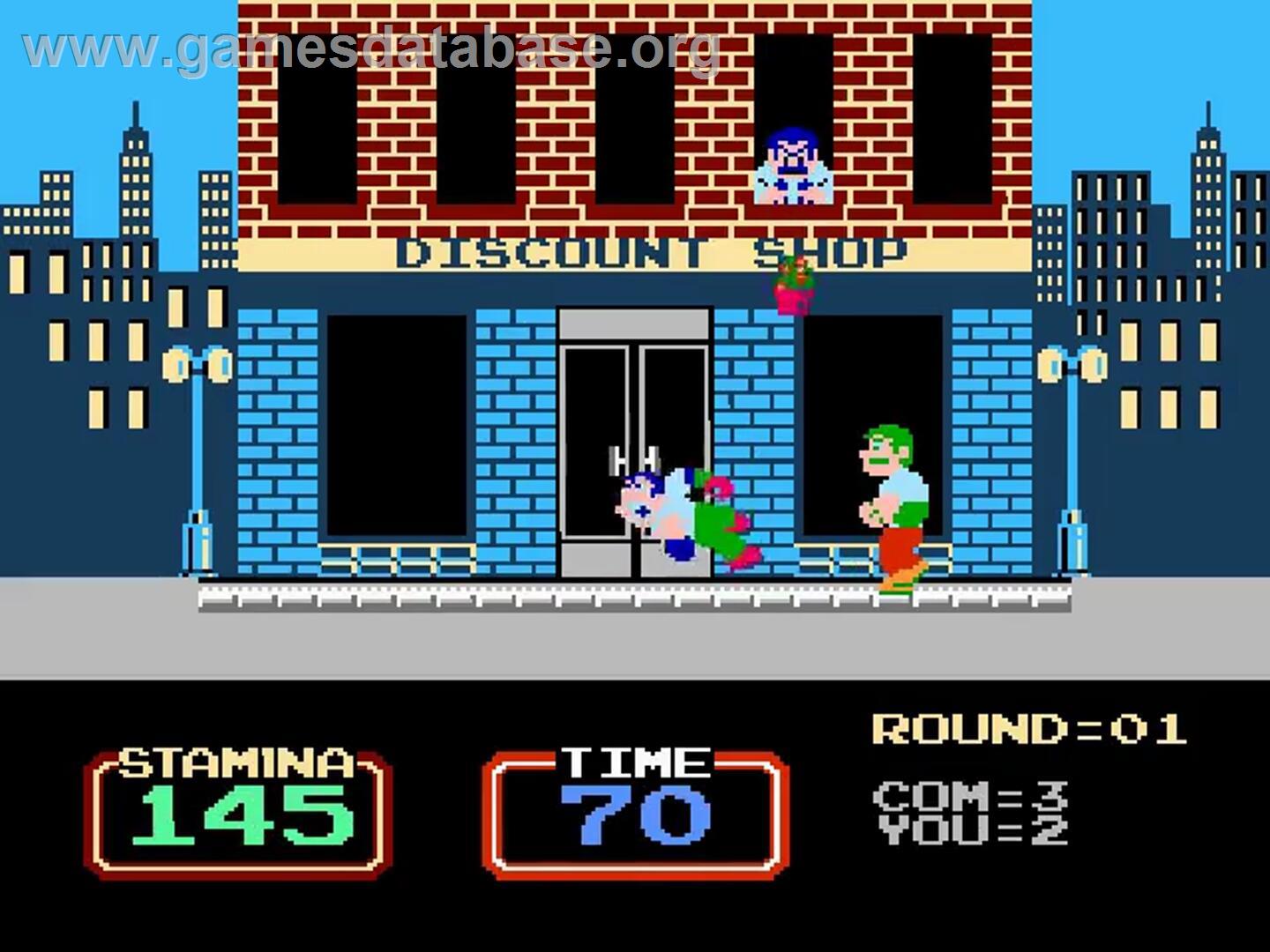 Urban Champion - Nintendo NES - Artwork - In Game