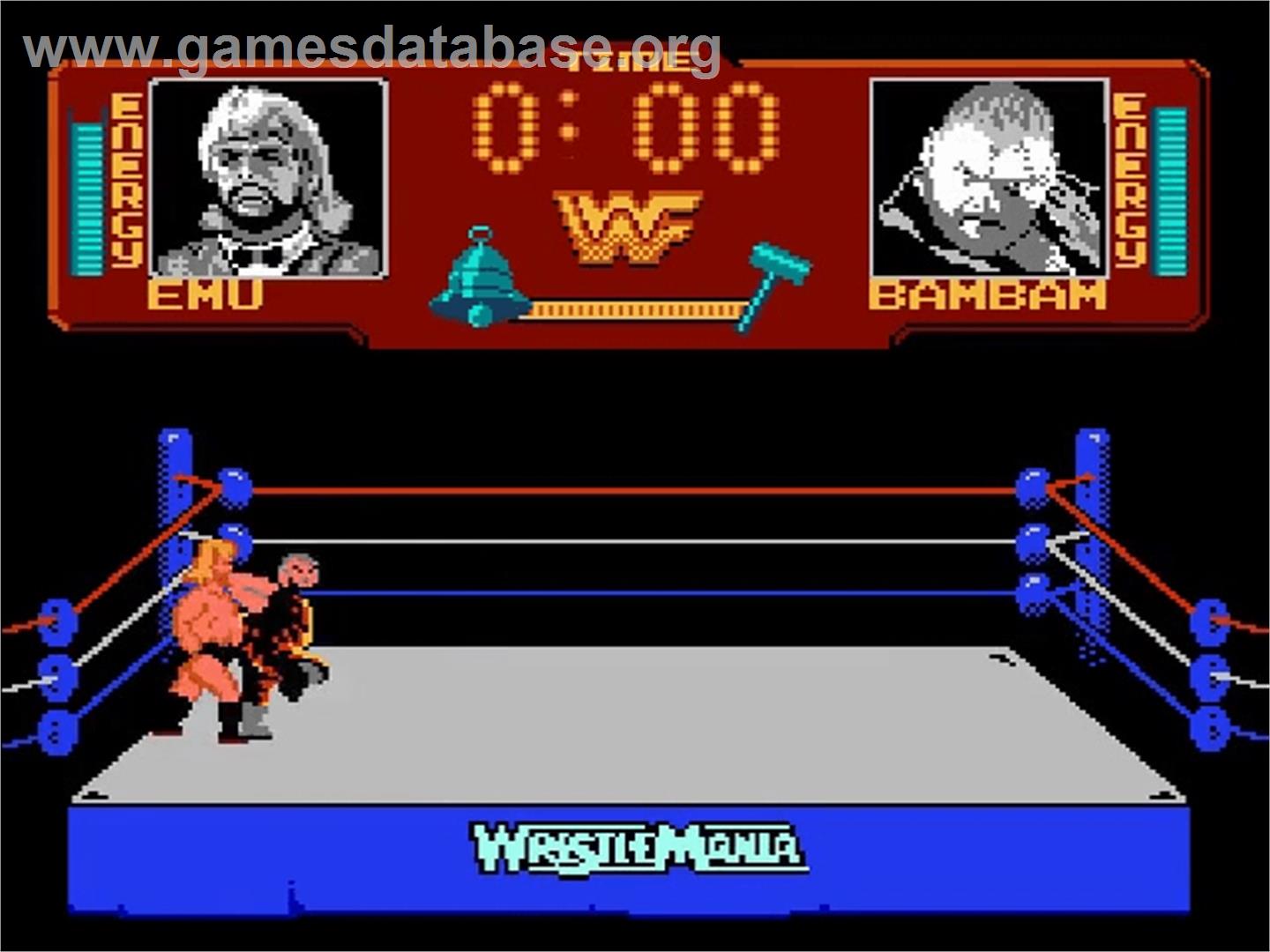 WWF Wrestlemania - Nintendo NES - Artwork - In Game