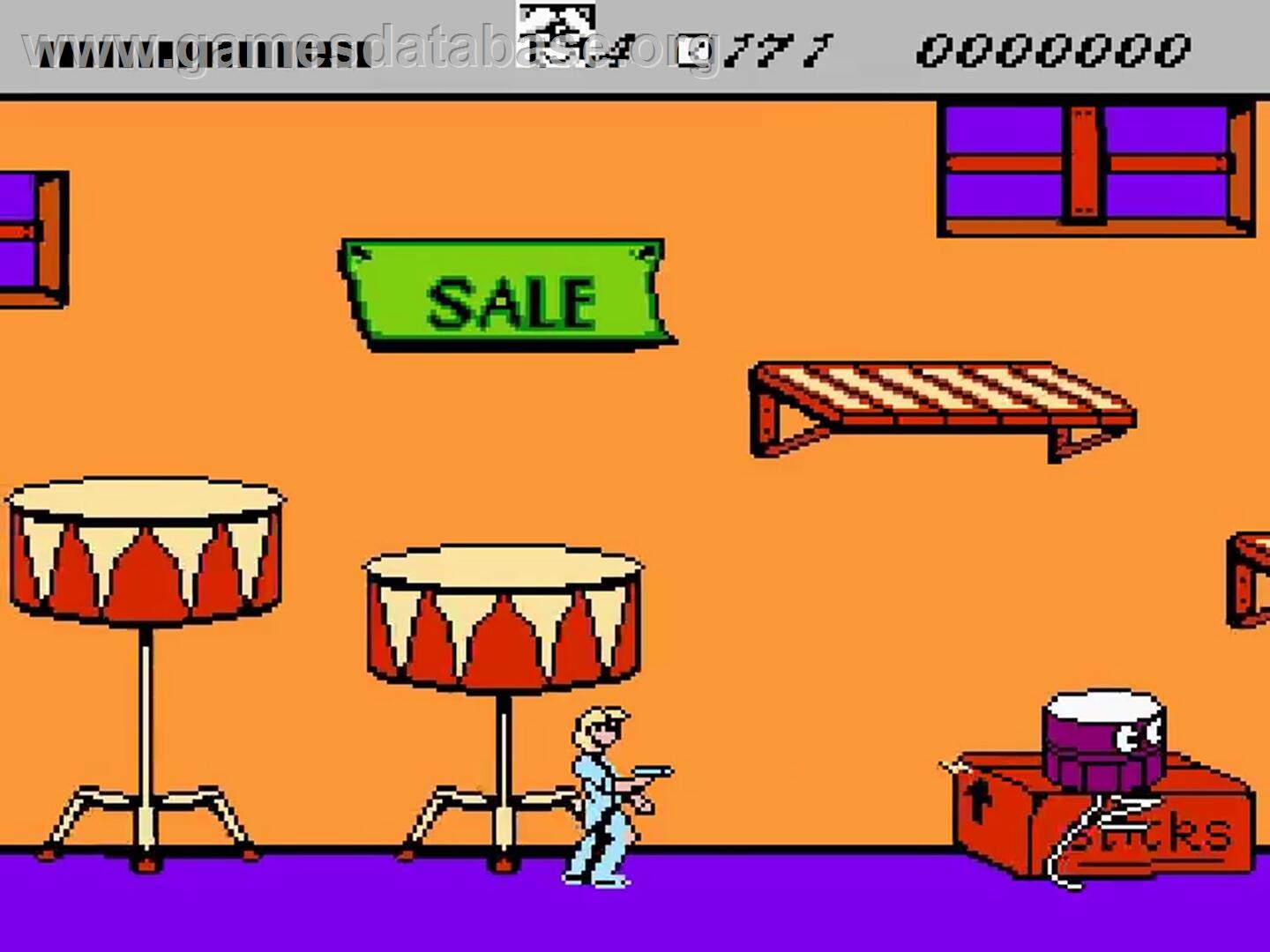 Wayne's World - Nintendo NES - Artwork - In Game