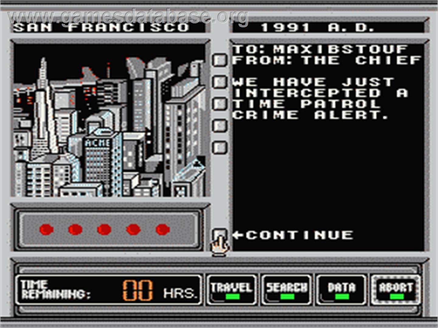Where in Time is Carmen Sandiego - Nintendo NES - Artwork - In Game