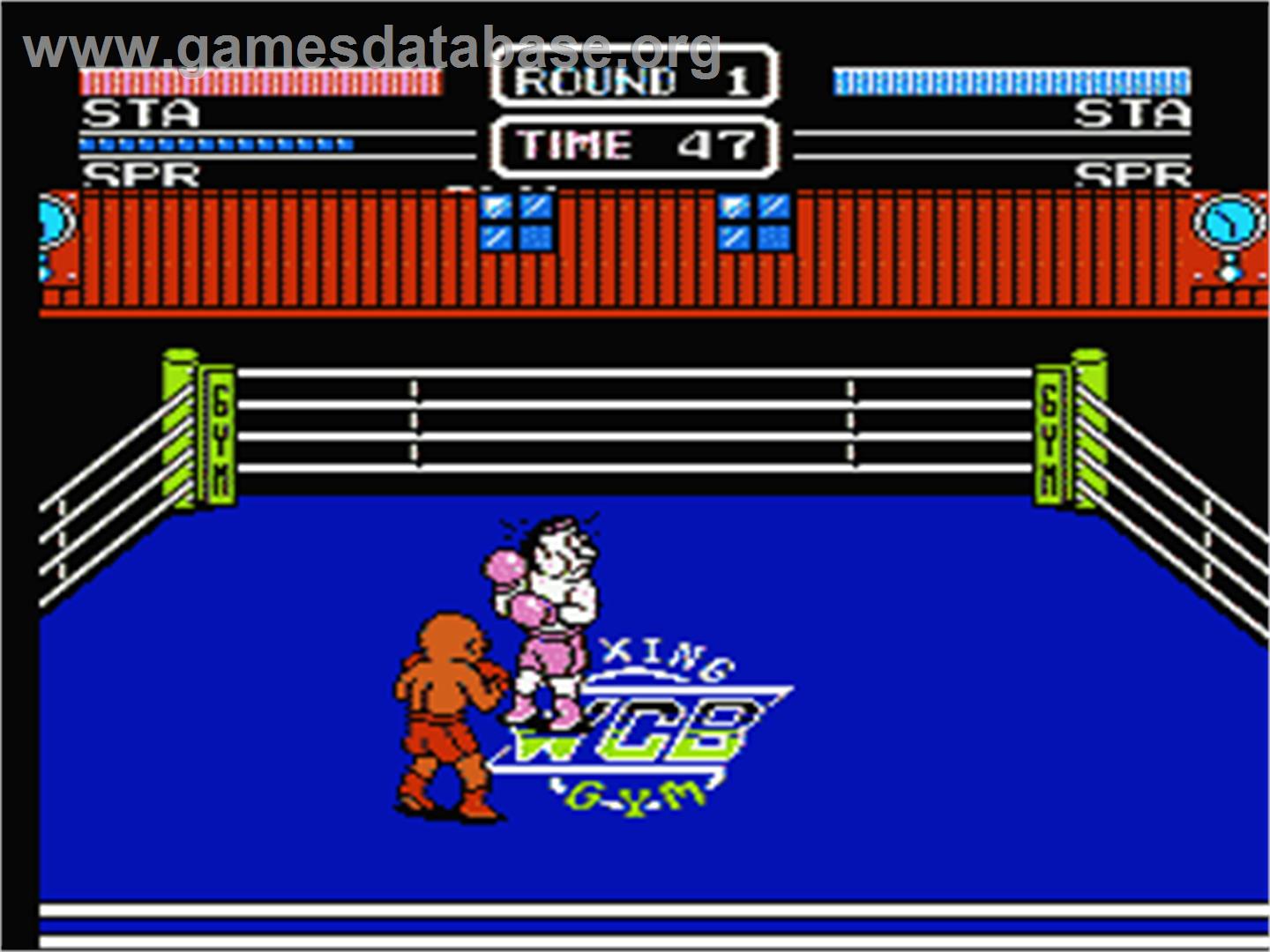 World Champ:  Super Boxing Great Fight - Nintendo NES - Artwork - In Game