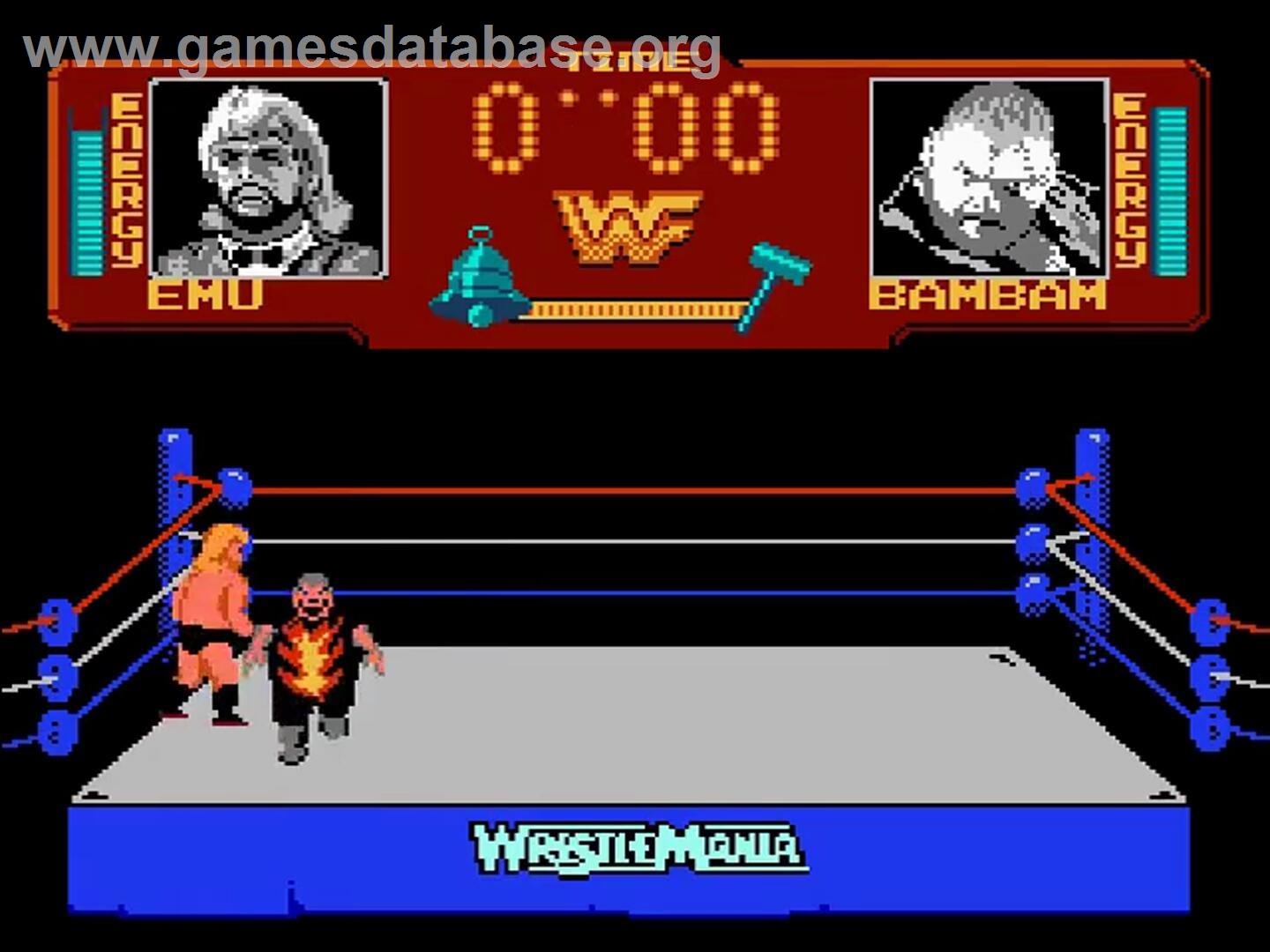 Wwf Wrestlemania - Nintendo NES - Artwork - In Game